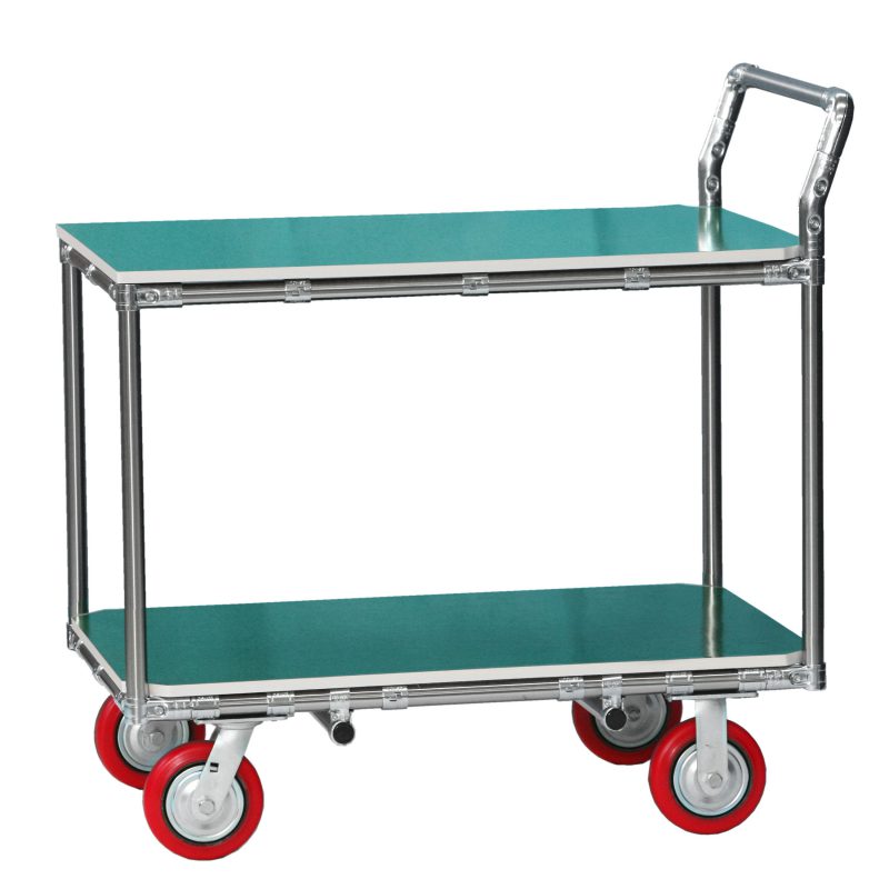 手押し台車2段品番：C0009