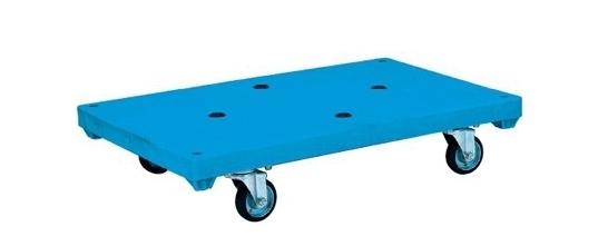 リスキャリー（大） 平台車4inゴム自在4