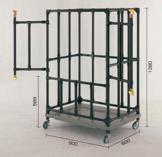 カゴ台車ドアタイプ